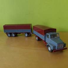 Wiking H0 Volvo N10 met aanhanger