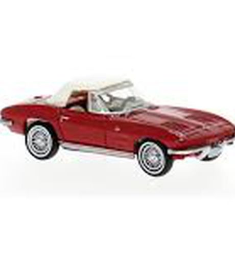 Voorbestellen ! Brekina H0 18026 Chevrolet Corvette C2 rood