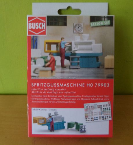 Busch H0 79903 Spuit giet Machine